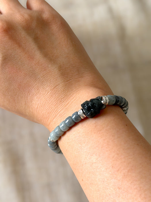 Fox Jadeite Bracelet