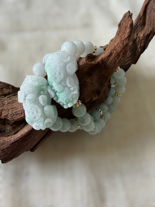 Pixiu Jadeite Bracelet