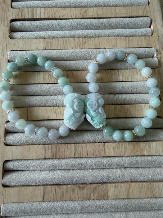 Pixiu Jadeite Bracelet