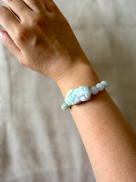 Pixiu Jadeite Bracelet