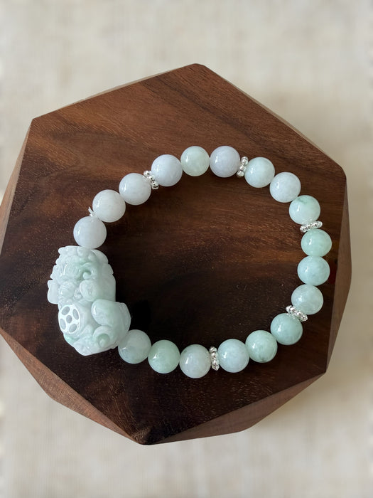 Pixiu Jadeite Bracelet