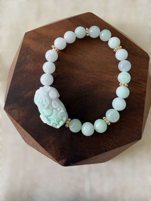 Pixiu Jadeite Bracelet