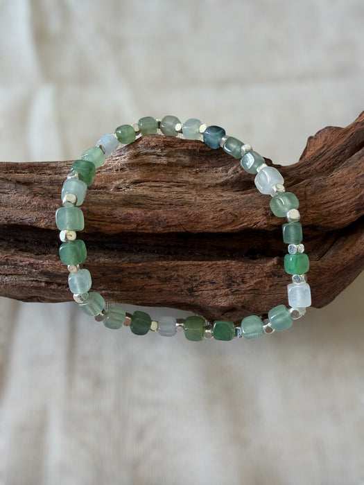 Cube Jadeite Bracelet