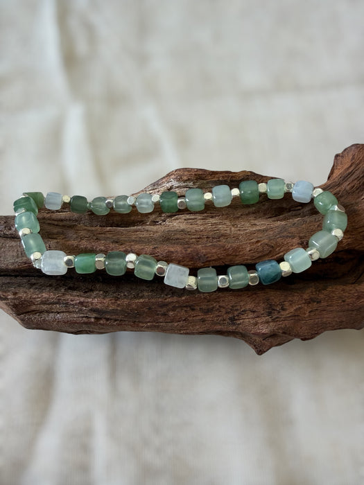 Cube Jadeite Bracelet