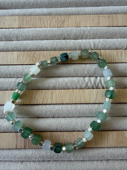 Cube Jadeite Bracelet