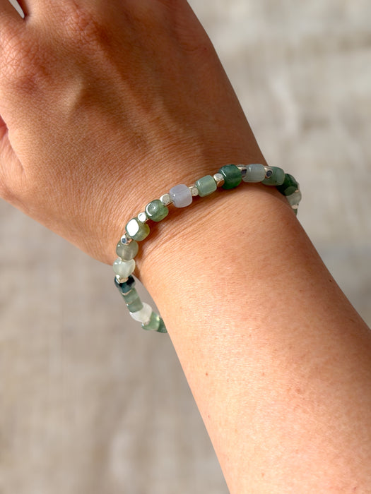 Cube Jadeite Bracelet