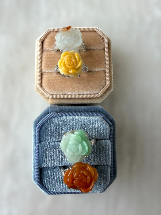 Rose Jadeite Ring
