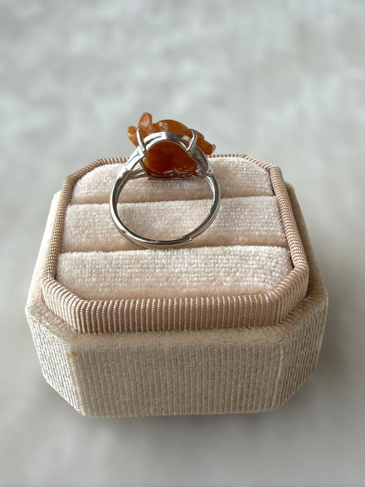 Rose Jadeite Ring