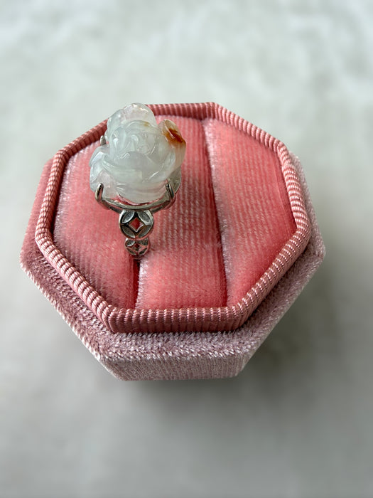 Rose Jadeite Ring