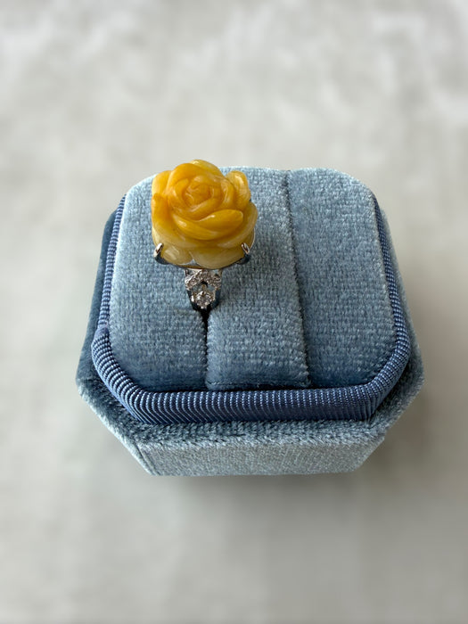Rose Jadeite Ring