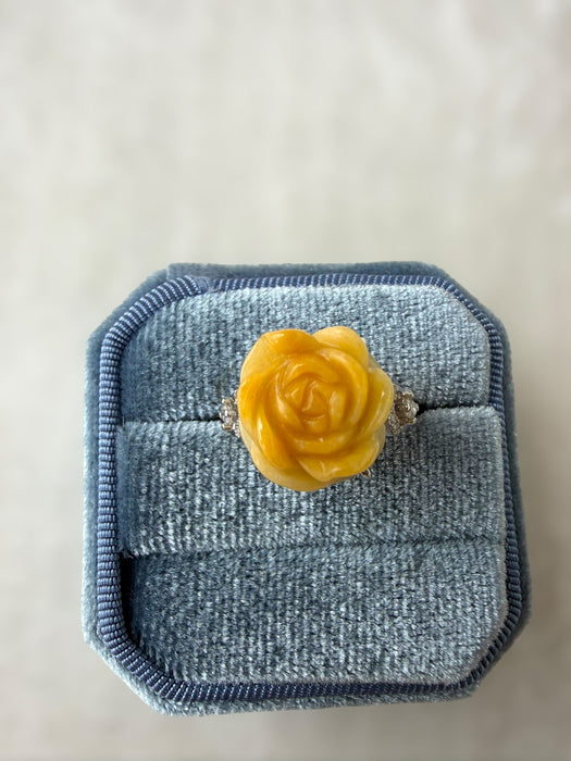 Rose Jadeite Ring
