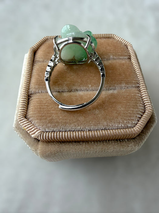 Rose Jadeite Ring
