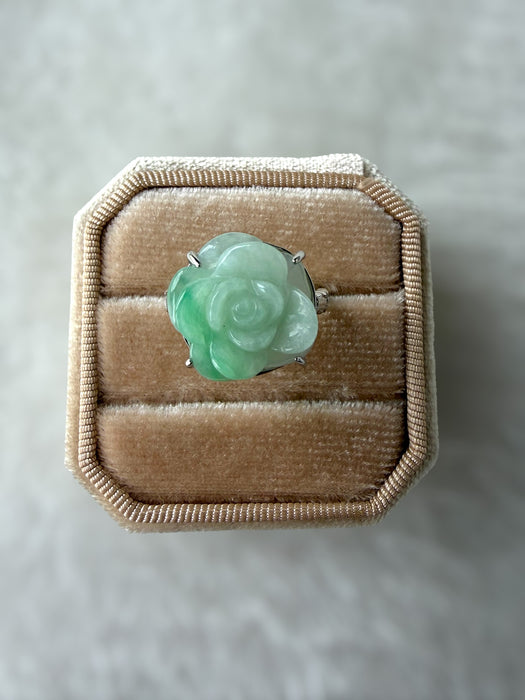 Rose Jadeite Ring