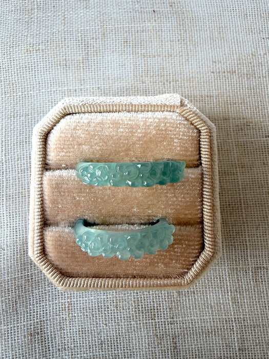 Peach Blossom Jadeite Ring