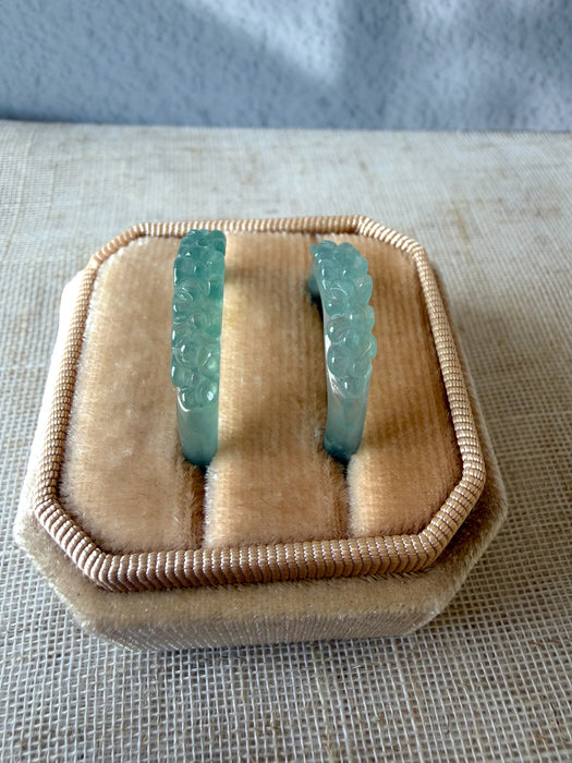 Peach Blossom Jadeite Ring