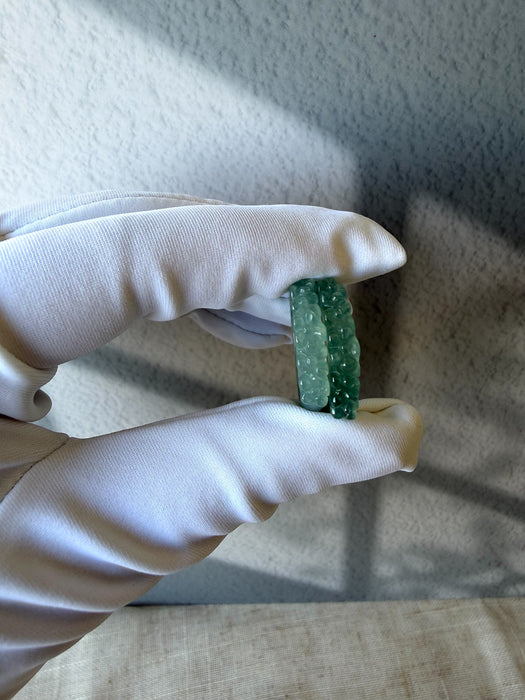 Peach Blossom Jadeite Ring