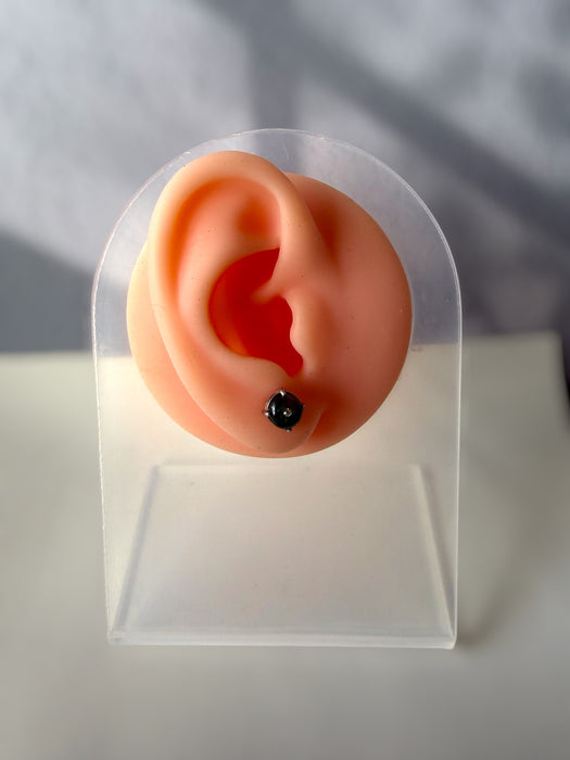 Donut Jadeite Earring Studs