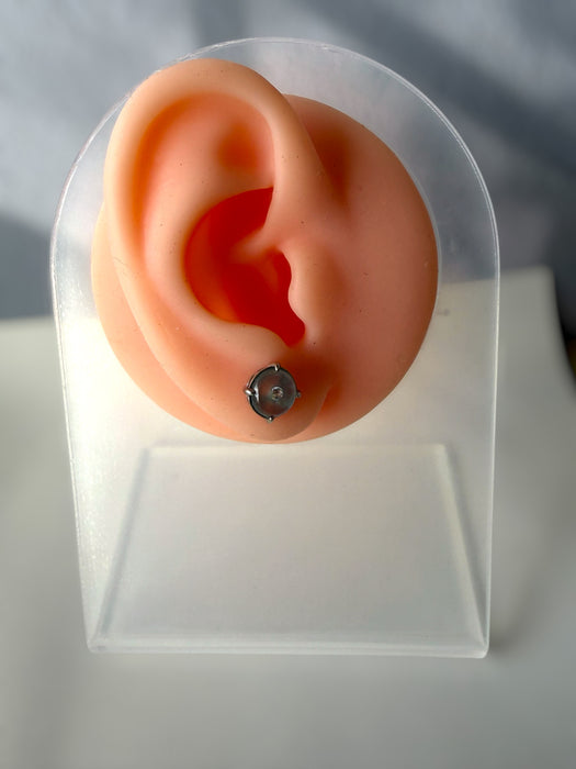Donut Jadeite Earring Studs