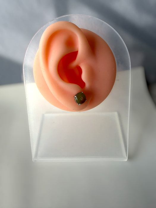 Donut Jadeite Earring Studs