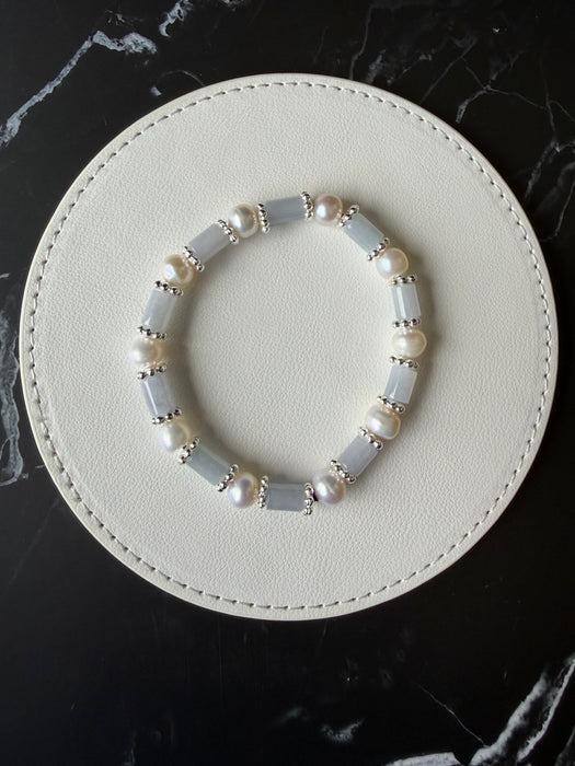 Purple Jadeite Rectangle Bracelet