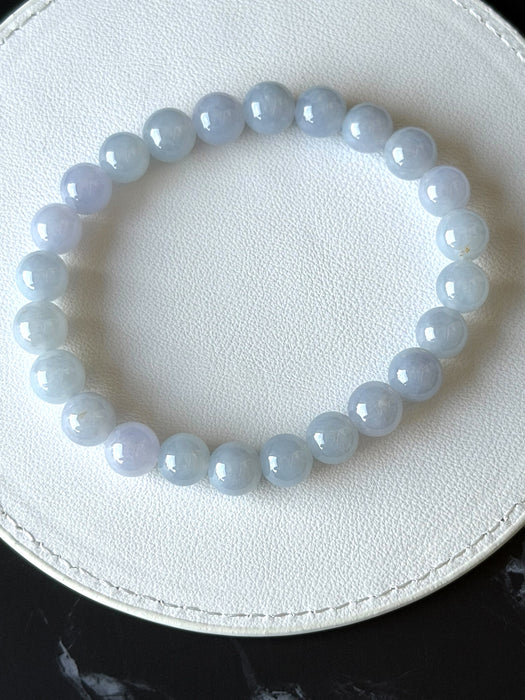 Purple Jadeite - 8mm Bead Bracelet