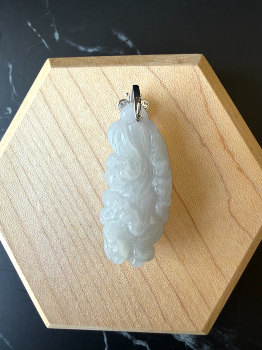 Purple Jadeite - Cabbage Pendant