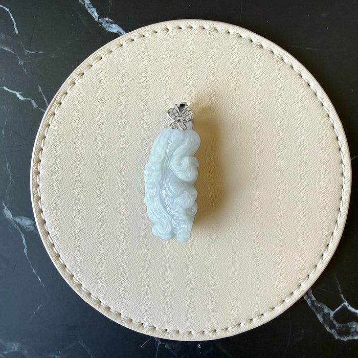 Purple Jadeite - Cabbage Pendant