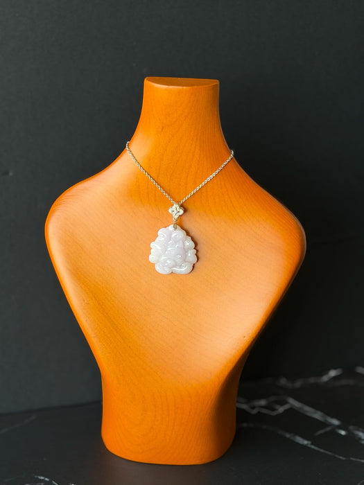 Purple Jadeite - Fox Pendant Necklace
