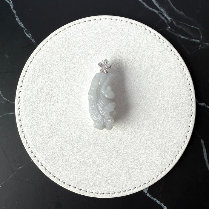 Purple Jadeite - Cabbage Pendant