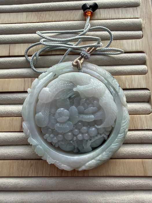 Carved Jadeite Bangle Set