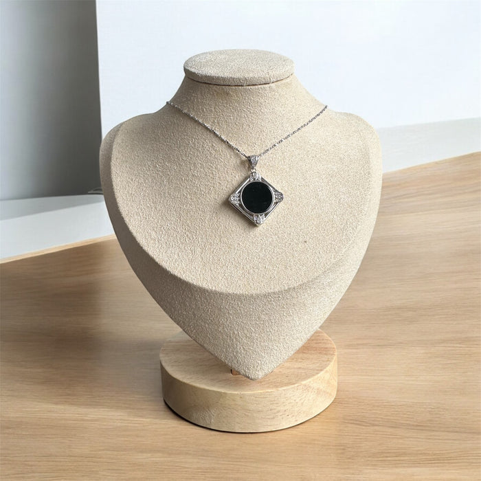 Omphacite Square Jadeite Necklace