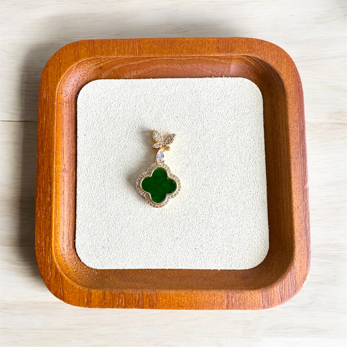 Clover Jadeite Necklace