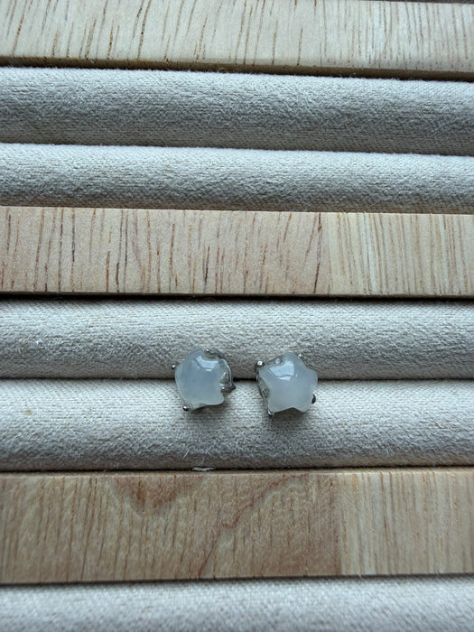 Star Jadeite Earring Studs