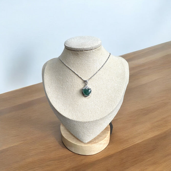 Heart Jadeite Necklace