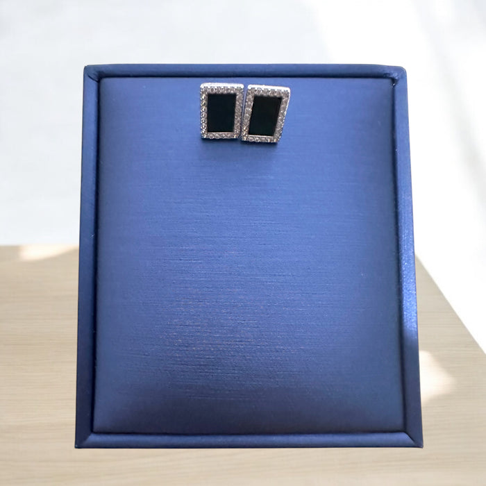 Omphacite Jadeite Earring Studs