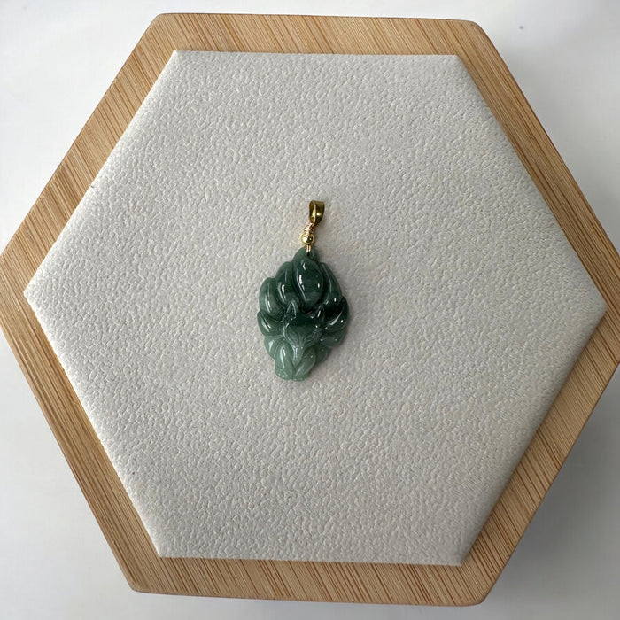 Ninetail Fox Jadeite Charms