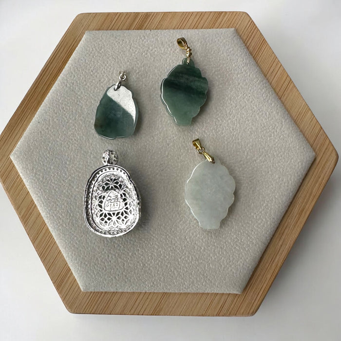 Ninetail Fox Jadeite Charms