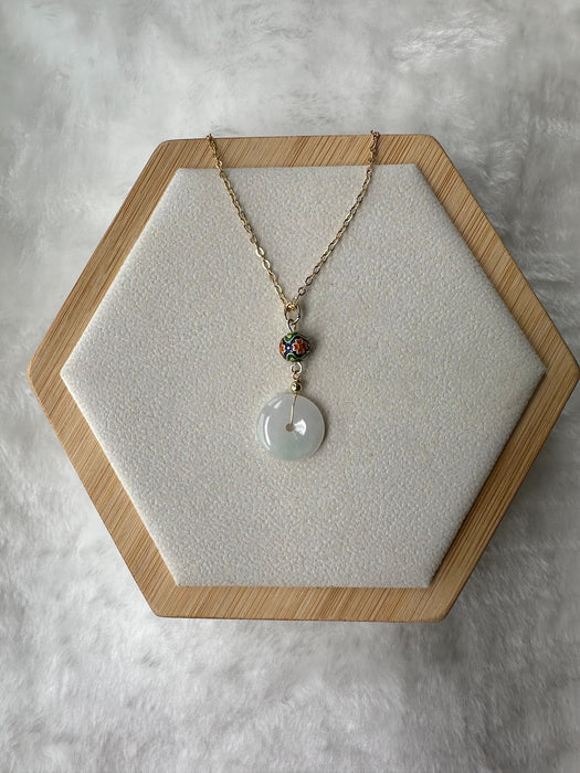 Donut Jadeite Necklace