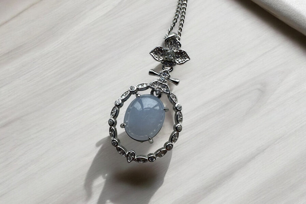 Purple Jadeite Necklace