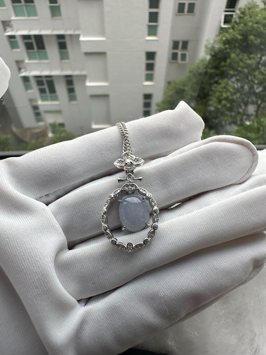 Purple Jadeite Necklace