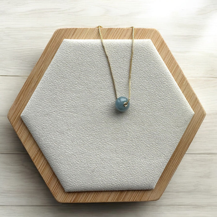 Jadeite Donuts - 18k Gold