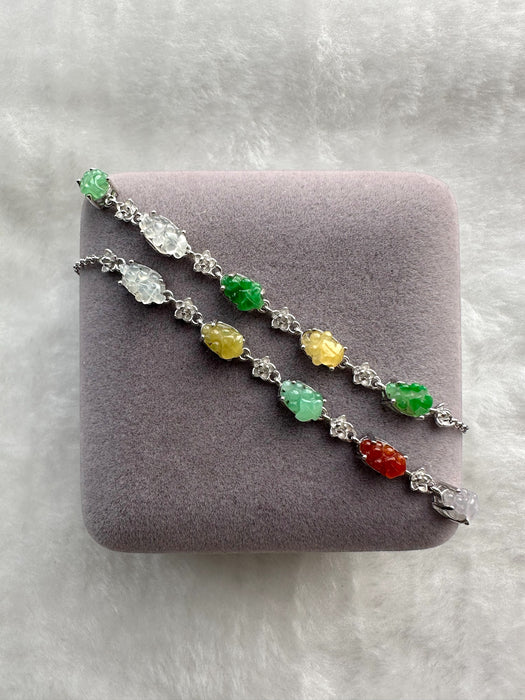 Grape Jadeite Bracelet
