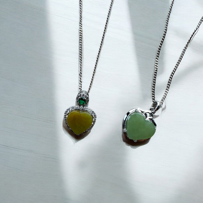 Heart Jadeite Necklace