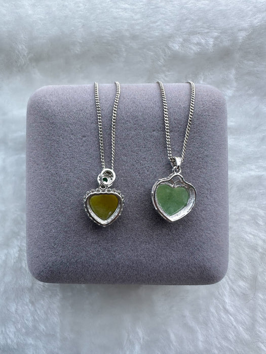 Heart Jadeite Necklace