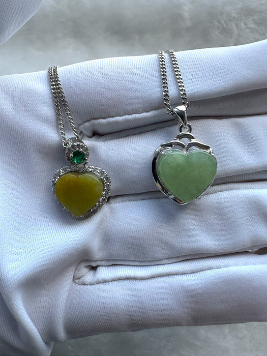 Heart Jadeite Necklace