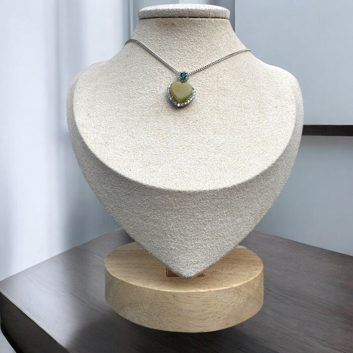 Heart Jadeite Necklace