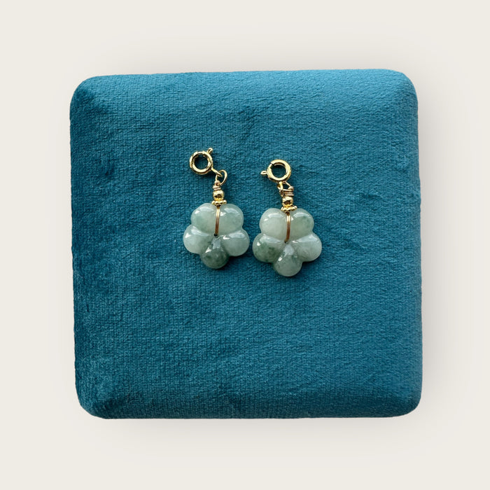 Flower Jadeite Charms