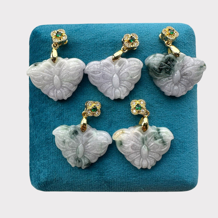 Butterfly Jadeite Charms