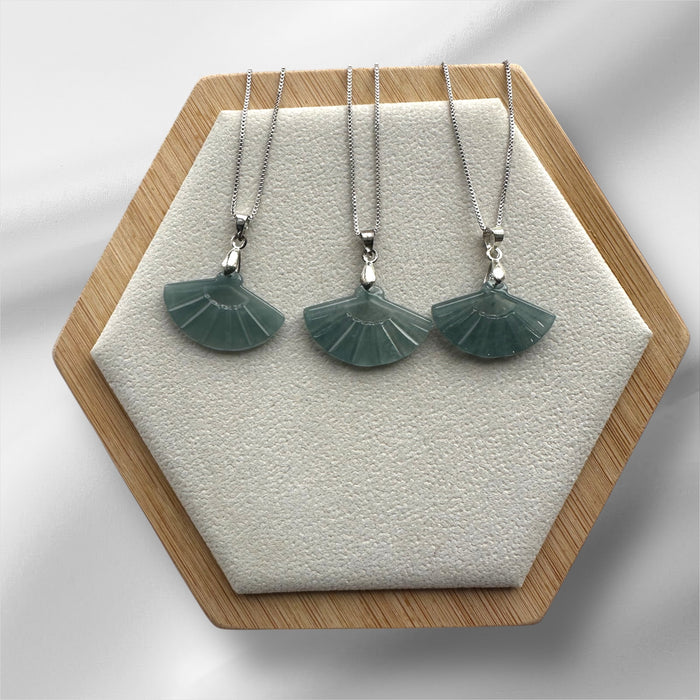Fan Jadeite Necklace