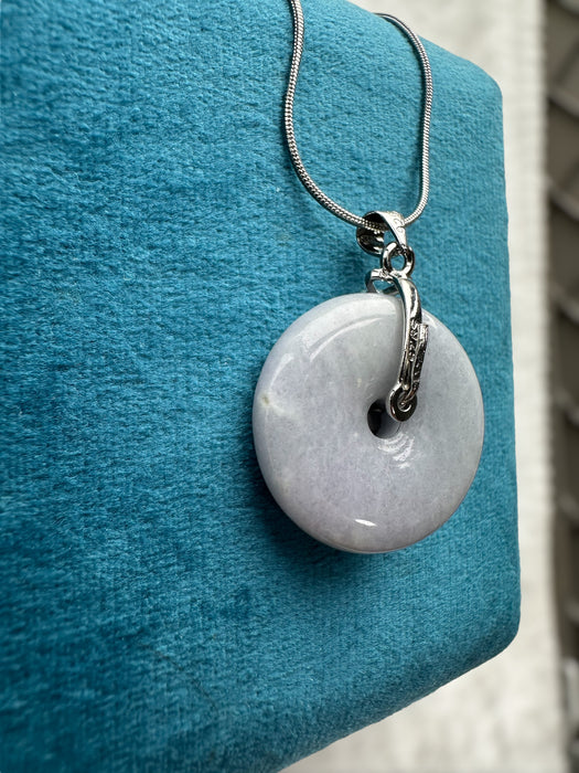 Jadeite Donut Necklace
